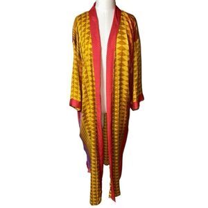 Kimono Robe Woman’s Size M African Design